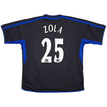 2002-04 Chelsea Away Shirt Zola #25 - 10/10 - (XXL)