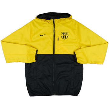 2011-12 Barcelona Nike Reversible Hooded Rain Jacket - 7/10 - (L)