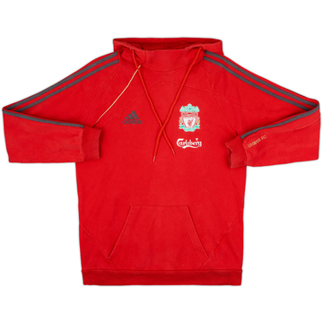 2009-10 Liverpool adidas Hooded Top - 8/10 - (M)