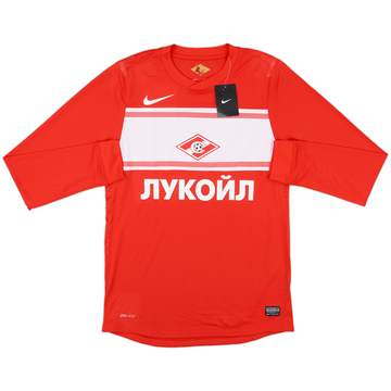 2012-13 Spartak Moscow Player Issue Home L/S Shirt (M)