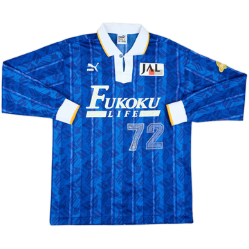 1992 Shimizu S-Pulse Puma Player Issue Training L/S Shirt #72 - 6/10 - (M)