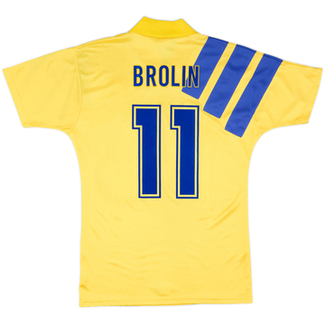 1992-94 Sweden Home Shirt Brolin #11 - 9/10 - (S)