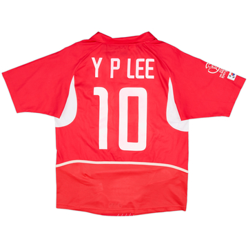 2002-03 South Korea Home Shirt Y P Lee #10 - 8/10 - (M)