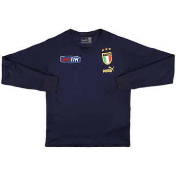 2004-05 Italy Puma Training L/S Shirt - 7/10 - (XL.Boys)