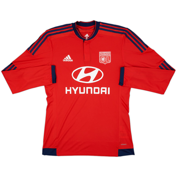 2015-16 Lyon Player Issue Away L/S Shirt - 9/10 - (L)