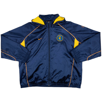 2001-02 Inter Milan Nike Hooded Track Jacket - 9/10 - (XL)