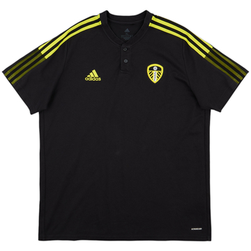 2021-22 Leeds United adidas Polo Shirt - 9/10 - (XL)