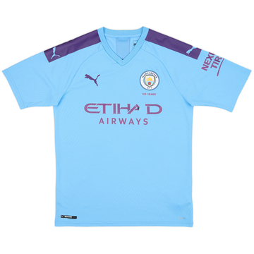 2019-20 Manchester City Home Shirt - 4/10 - (M)