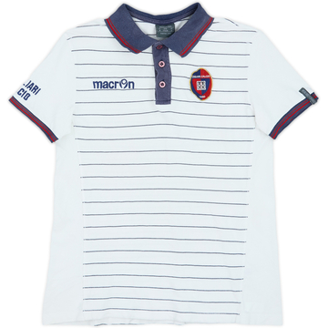 2010-11 Cagliari Macron Polo Shirt - 7/10 - (S)