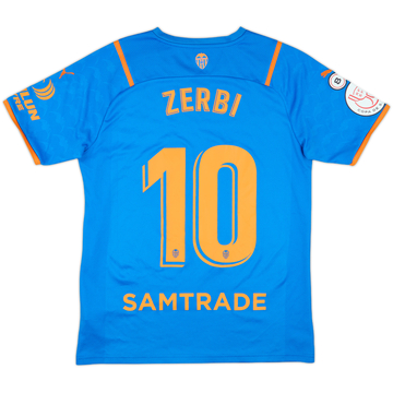 2021-22 Valencia Copa del Rey Third Shirt Zerbi #10 - 8/10 - (M)