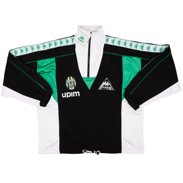 1990-91 Juventus Kappa 1/4 Zip Track Jacket (M)