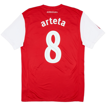 2011-12 Arsenal Home Shirt Arteta #8 - 8/10 - (M)