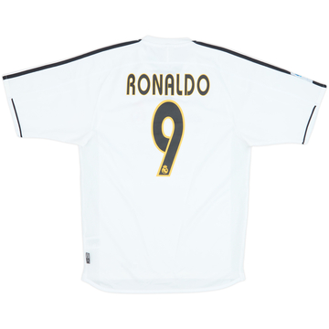 2003-04 Real Madrid Home Shirt Ronaldo #9 - 8/10 - (S)