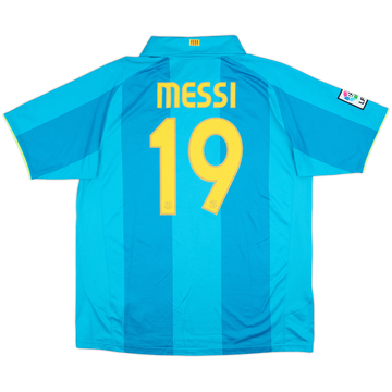 2007-09 Barcelona Away Shirt Messi #19 - 9/10 - (XL)