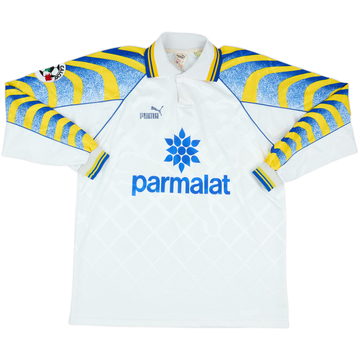 1996-97 Parma Match Issue Home L/S Shirt #14