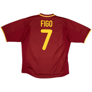 2000-02 Portugal Home Shirt Figo #7 - 6/10 - (XL)