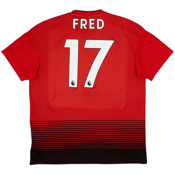 2018-19 Manchester United Home Shirt Fred #17 - 7/10 - (L)