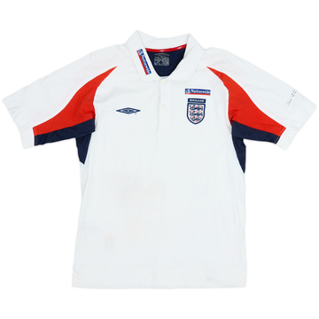 2004-05 England Umbro Polo Shirt - 5/10 - (S)