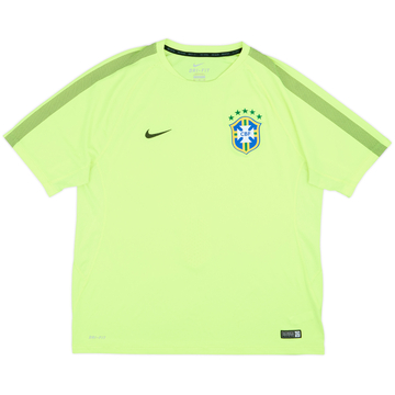 2014-16 Brazil Nike Training Shirt - 7/10 - (XL)