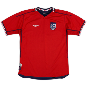 2002-04 England Away Shirt - 7/10 - (XL.Boys)