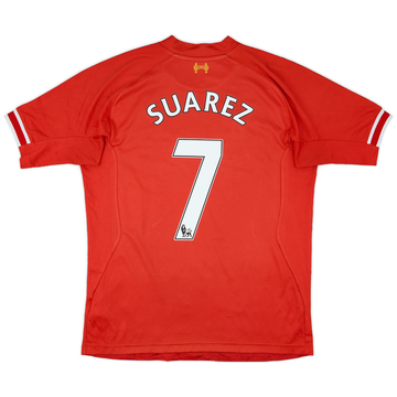 2013-14 Liverpool Home Shirt Suarez #7VS
