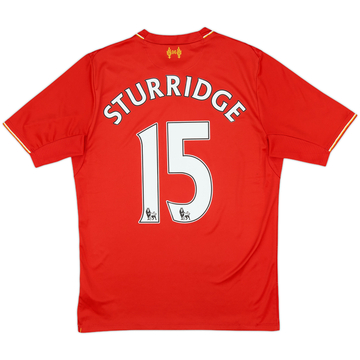 2015-16 Liverpool Home Shirt Sturridge #15 - 6/10 - (XL.Boys)