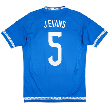 2015-16 Northern Ireland Away Shirt J.Evans #5 - 8/10 - (S)