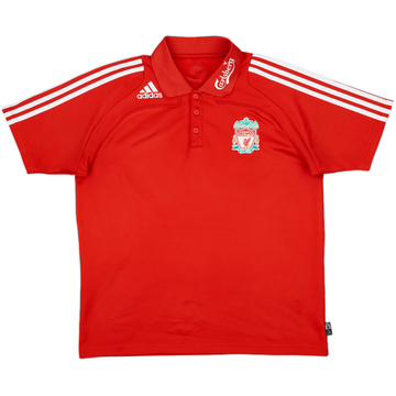 2008-09 Liverpool adidas Polo Shirt - 8/10 - (L)