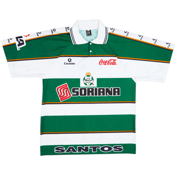 Camiseta de local de aficionado del Santos Laguna Cruzeiro 2000-01 - 9/10 - (L)