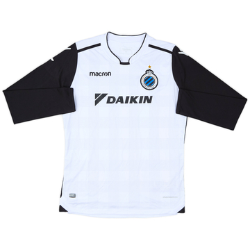 2017-18 Club Brugge Macron Training L/S Shirt - 9/10 - (S)