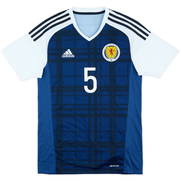 2015-17 Scotland Match Issue Home Shirt #5