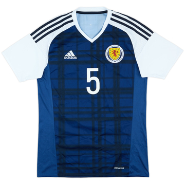2015-17 Scotland Match Issue Home Shirt #5