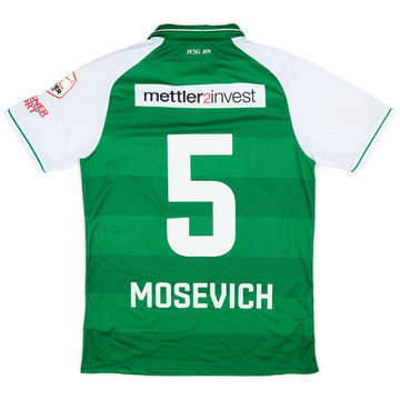 2018-19 St Gallen Match Issue Home Shirt Mosevich #5
