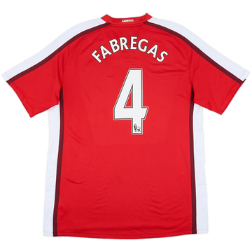 2008-10 Arsenal Home Shirt Fabregas #4 - 6/10 - (L)