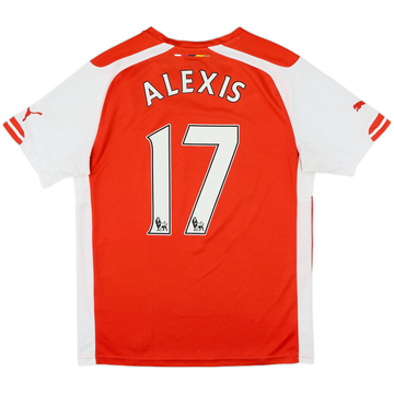 2014-15 Arsenal Home Shirt Alexis #17 - 7/10 - (S)