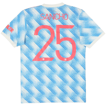 2021-22 Manchester United Away Shirt Sancho #25 - 6/10 - (S)