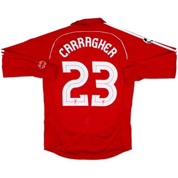 2006-08 Liverpool Home L/S Shirt Carragher #23 - 7/10 - (M)