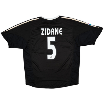 2004-05 Real Madrid Away Shirt Zidane #5 - 7/10 - (M)
