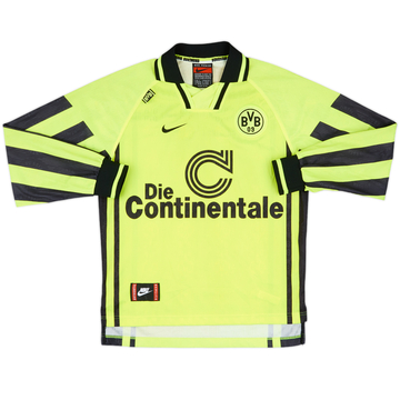 1996-97 Borussia Dortmund Home L/S Shirt - 9/10 - (S)