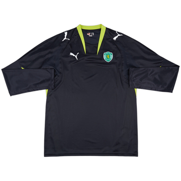 2007-08 Sporting CP Away L/S Shirt - 10/10 - (XL)