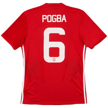 2016-17 Manchester United Home Shirt Pogba #6 - 6/10 - (S)