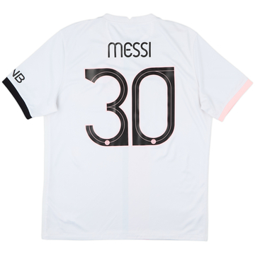 2021-22 Paris Saint-Germain Away Shirt Messi #30 - 6/10 - (L)