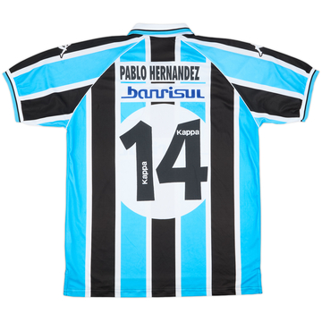 2001 Gremio Home Shirt Pablo Hernandez #14 - 8/10 - (L)