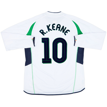 2002-03 Ireland Away L/S Shirt R.Keane #10 - 8/10 - (XL)