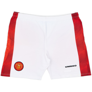 1996-98 Manchester United Home Shorts - 5/10 - (XXL)