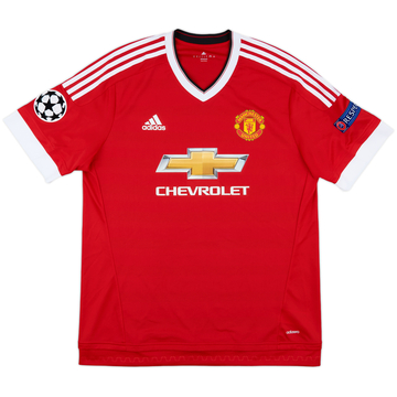 2015-16 Manchester United Authentic Home Shirt - 9/10 - (XL)
