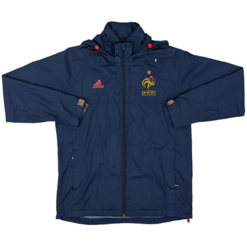 2010-11 France adidas Hooded Rain Jacket - 8/10 - (M)