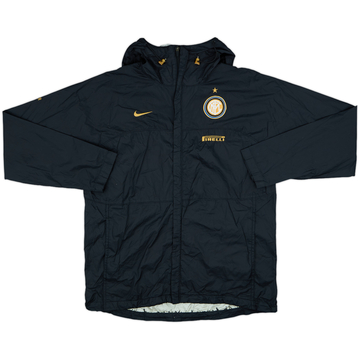 2008-09 Inter Milan Nike Hooded Rain Jacket - 7/10 - (M)