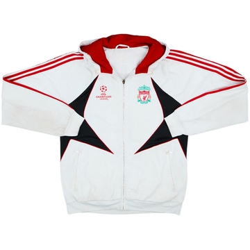 2007-08 Liverpool adidas Hooded Rain Jacket - 4/10 - (L)