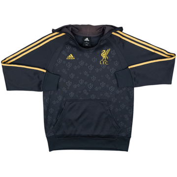 2009-10 Liverpool adidas Hooded Top - 8/10 - (M)